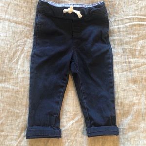 Navy Janie & Jack drawstring pants- 18-24 Month